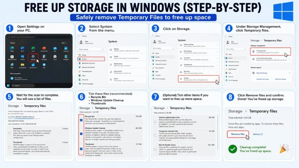 Clean Temporary Files