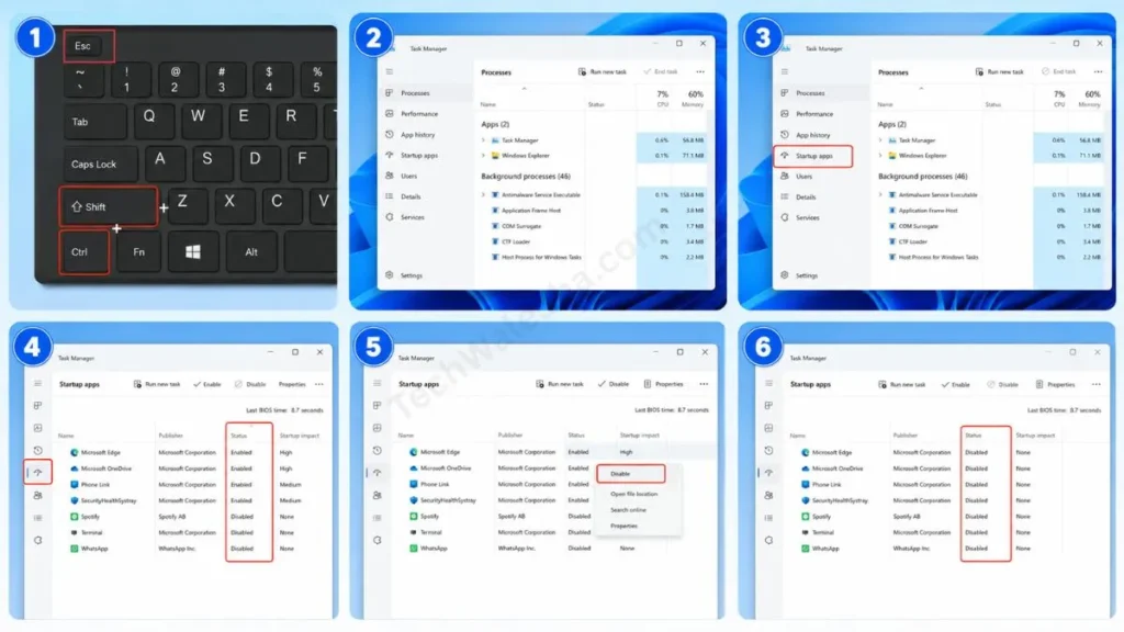 How to Disable Startup Apps