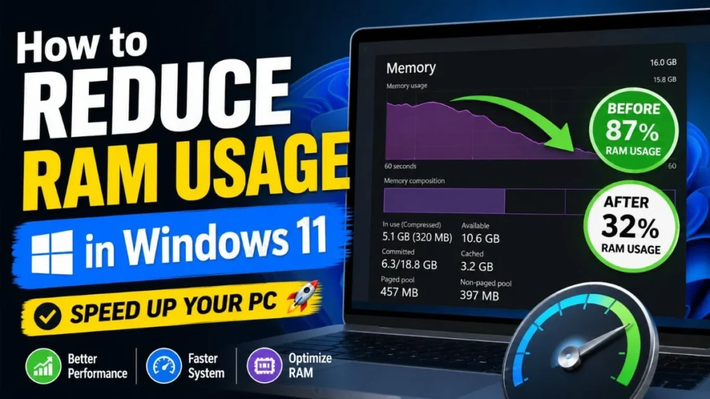 How to Reduce RAM Usage in Windows 11
