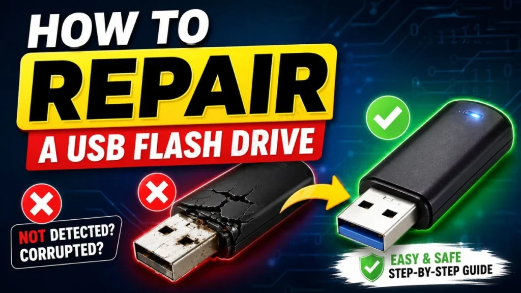 How to Repair a USB Flash Drive