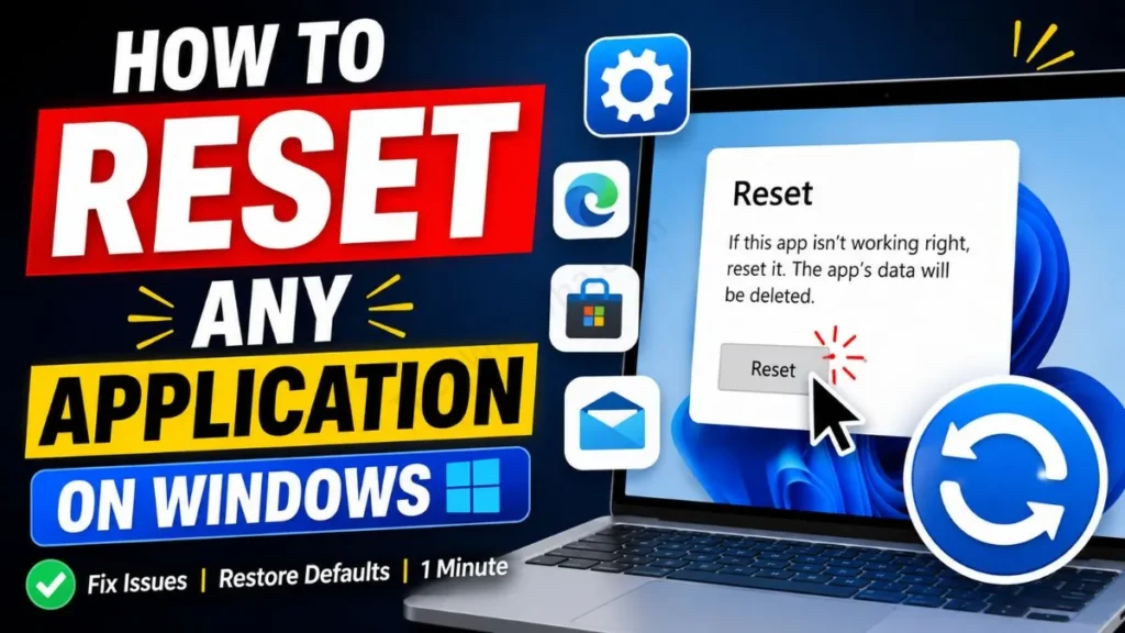 How to Reset Any Application on Windows