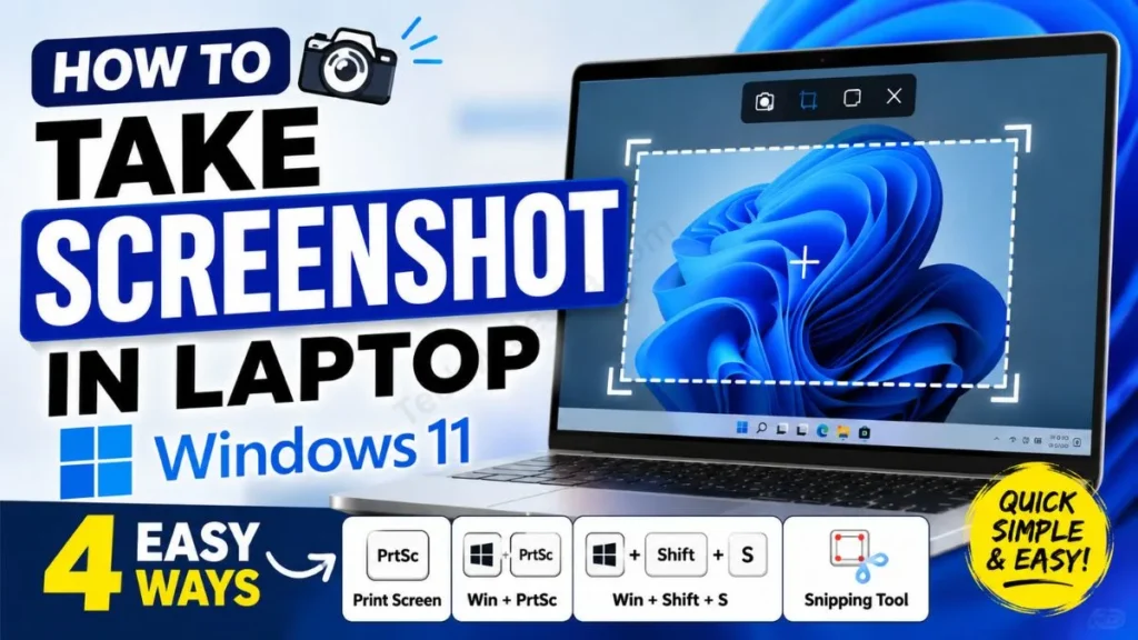 How to Take Screenshot in Laptop Windows 11 (4 Easy Ways)