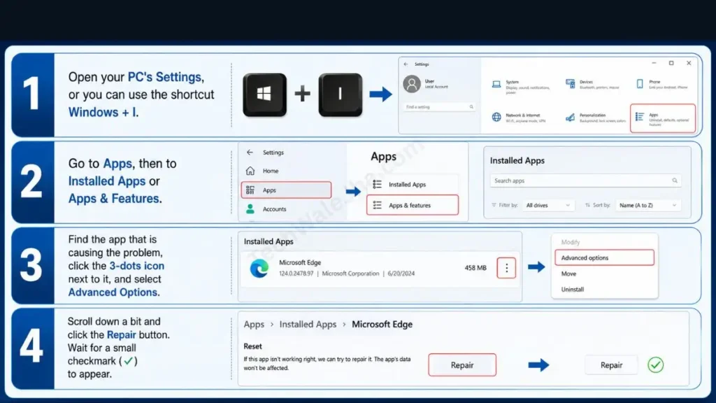 Repair Option: Try This Before Resetting
