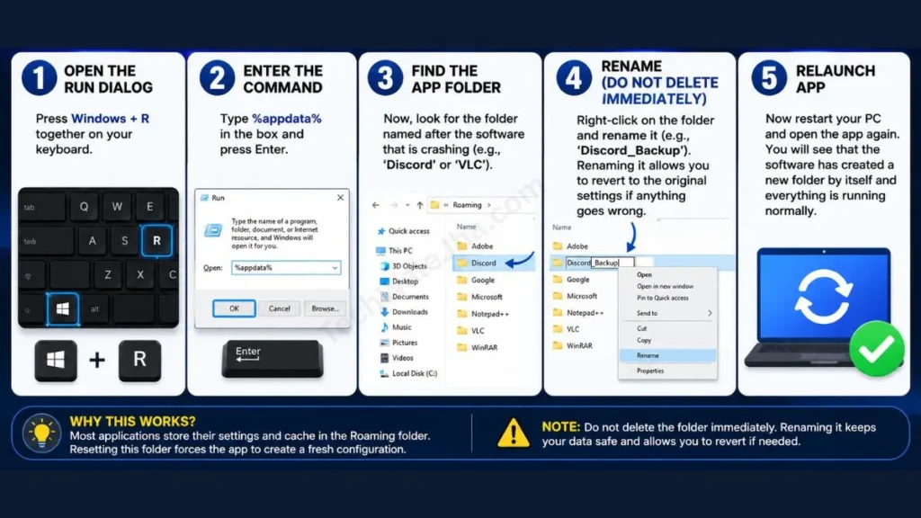 Step-by-Step: How to Reset Using %appdata%