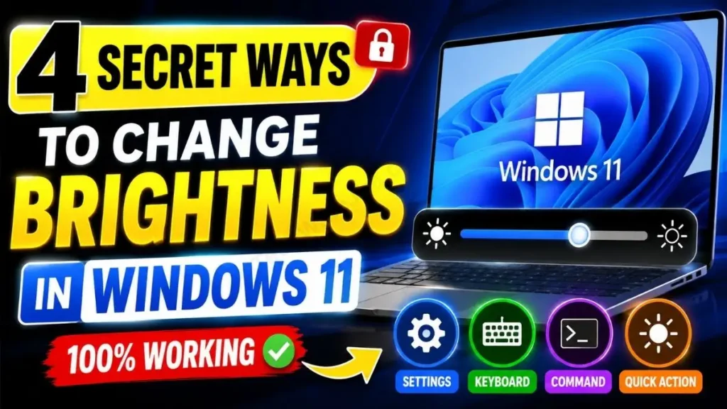Brightness Slider Missing? How to Change Brightness in Windows 11 Fast
