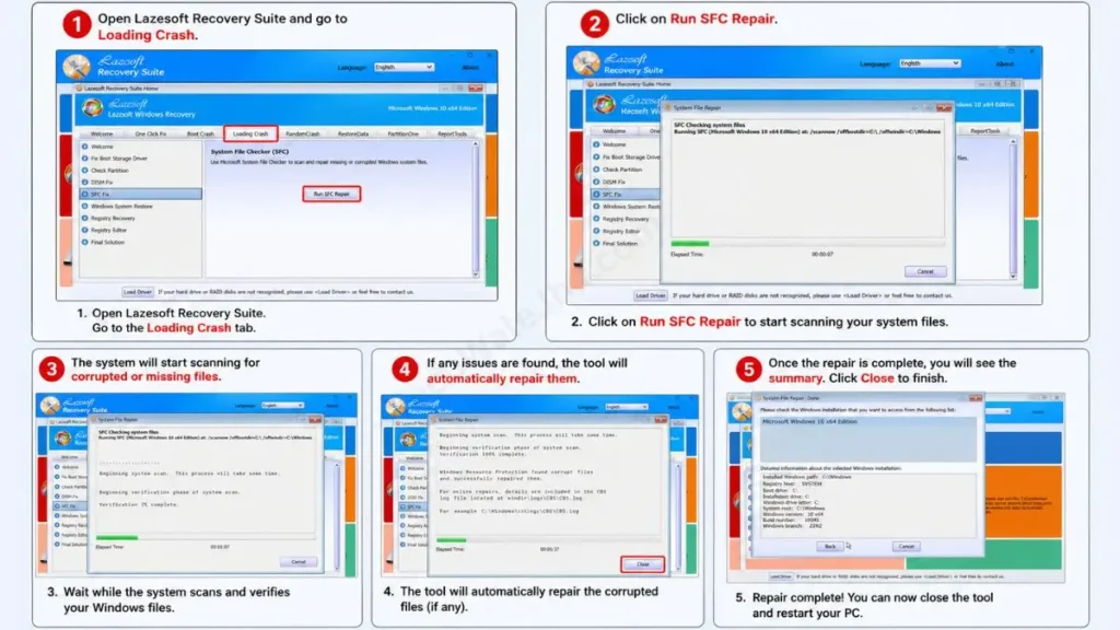 Advanced Method how to Run SFC Fix