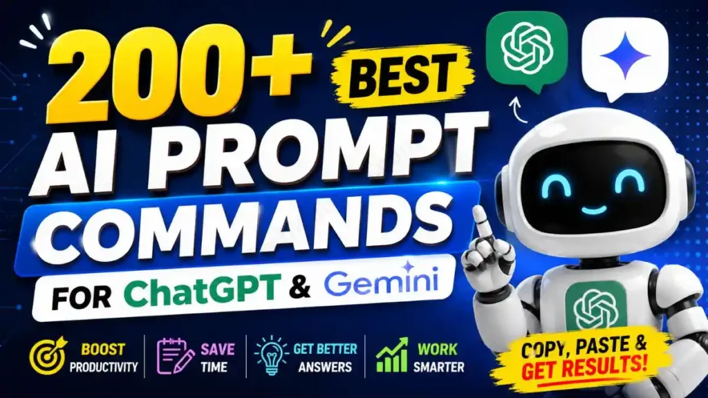 Best AI Prompt Commands for ChatGPT & Gemini