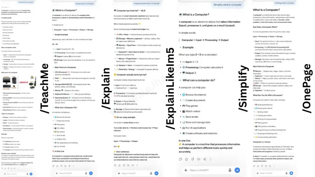Best AI Prompt Commands for Learning & Explaining