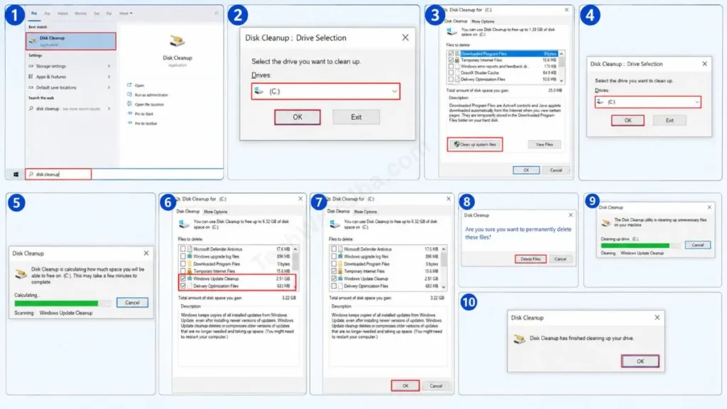 Easiest Way to Clear Windows Update Cache using windows settings