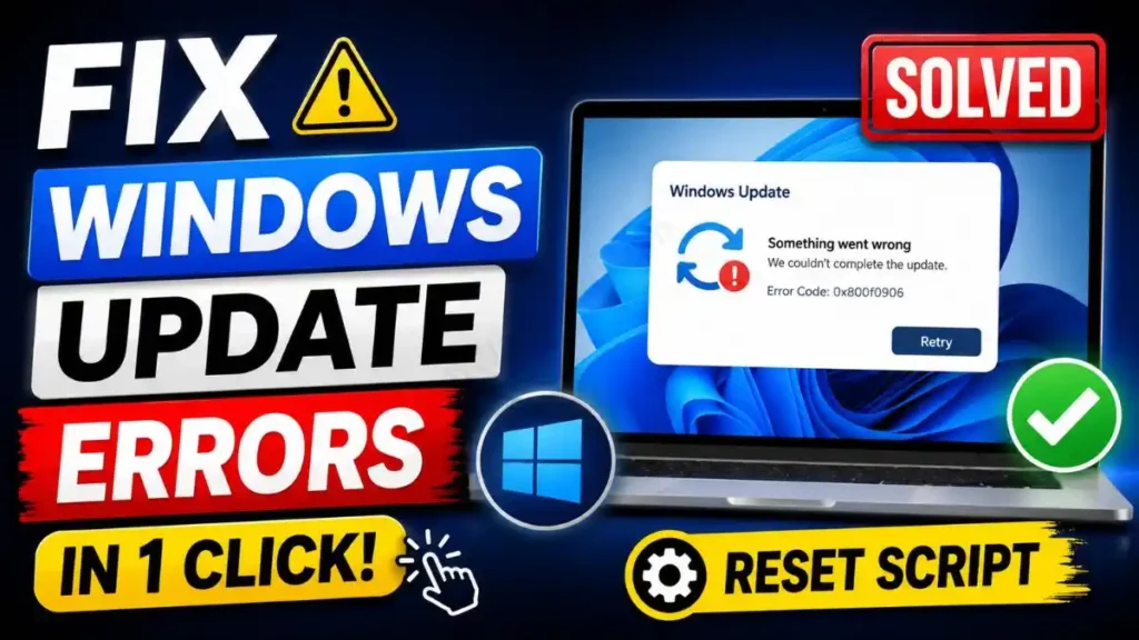 How to Fix Windows Update Errors in 1 Click