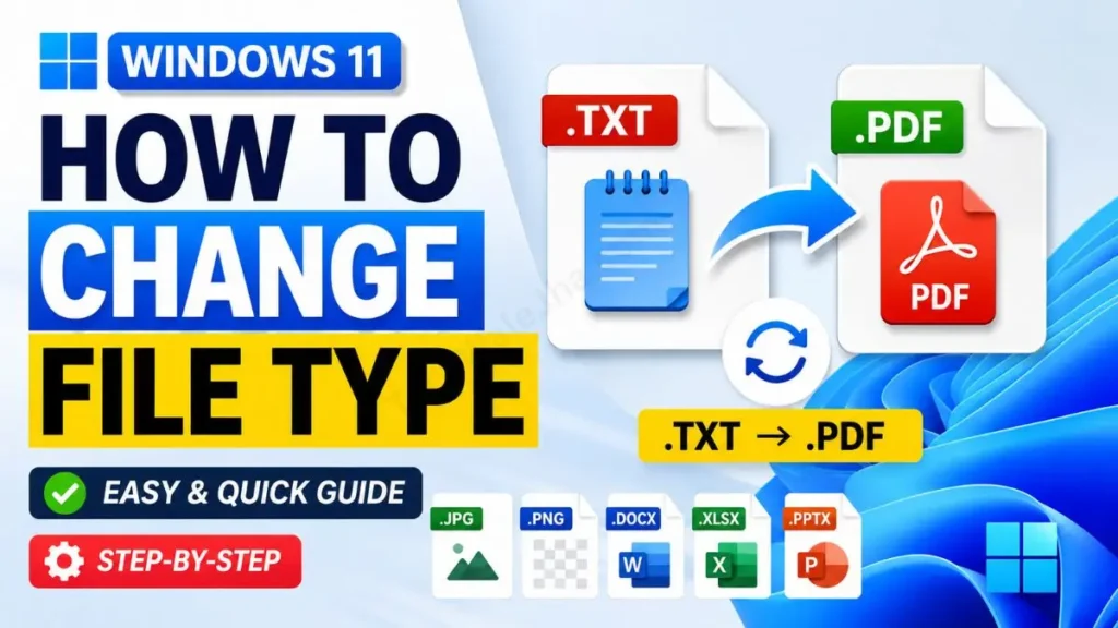 How to Change File Type in Windows 11