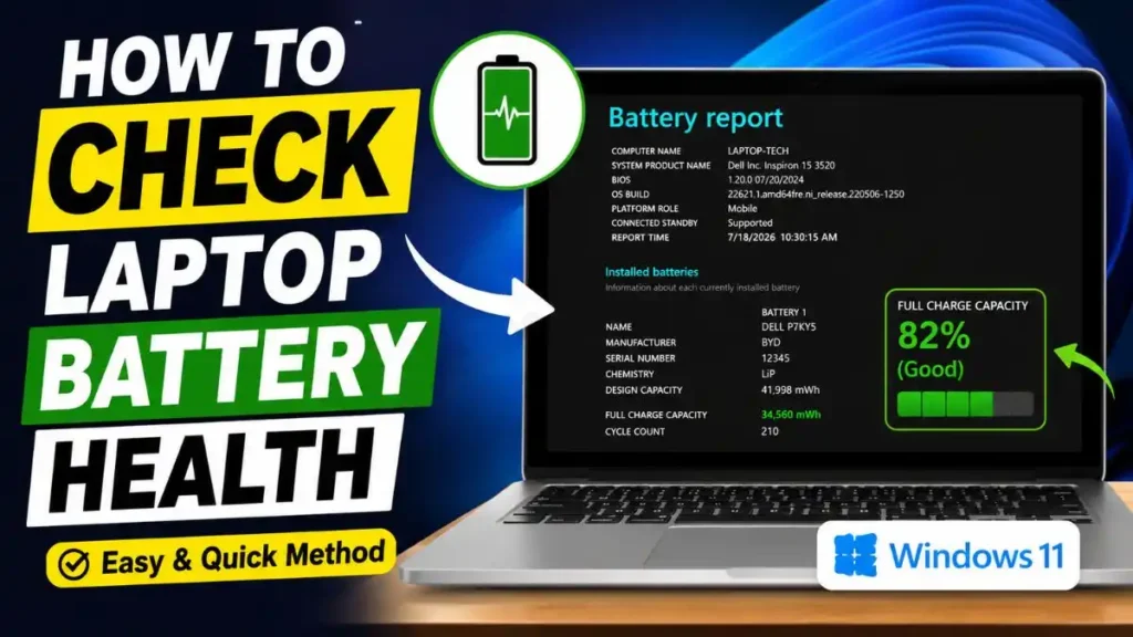 How to Check your Laptop Battery Health