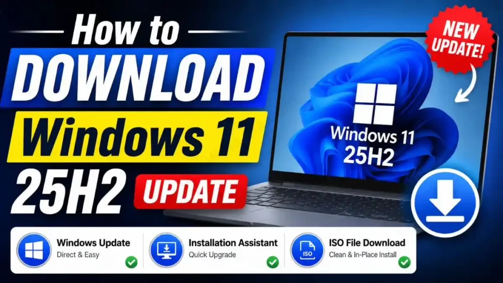 How to Download Windows 11 25H2 Update