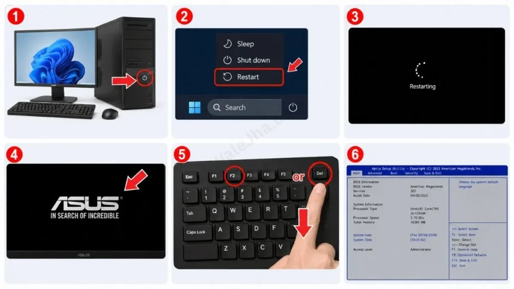 How to Enter the BIOS/UEFI Menu