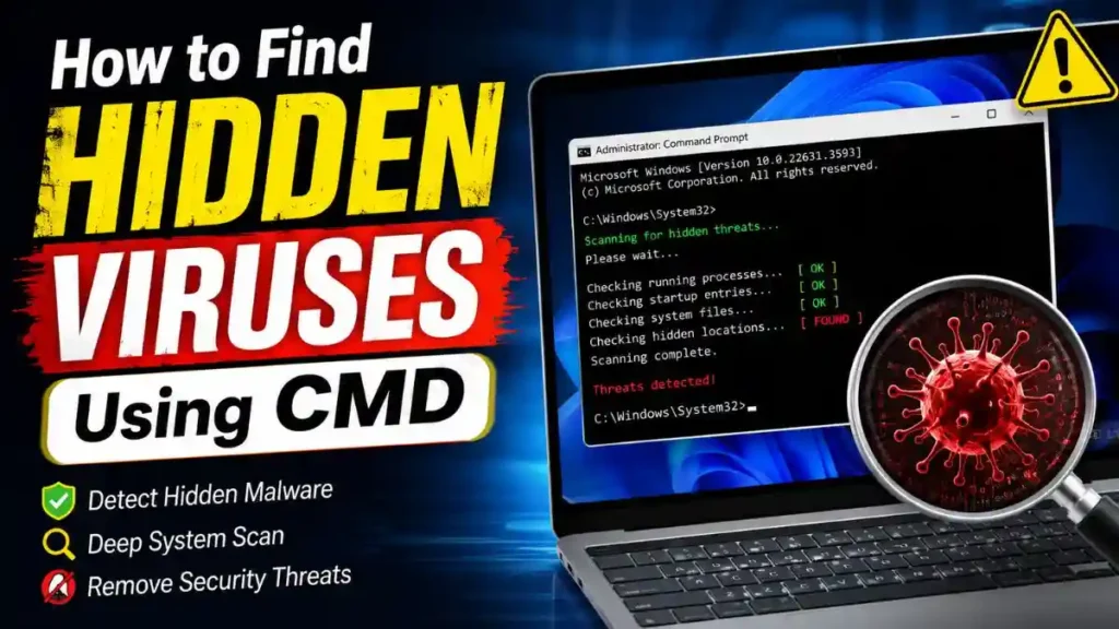 How to Find Hidden Viruses Using CMD