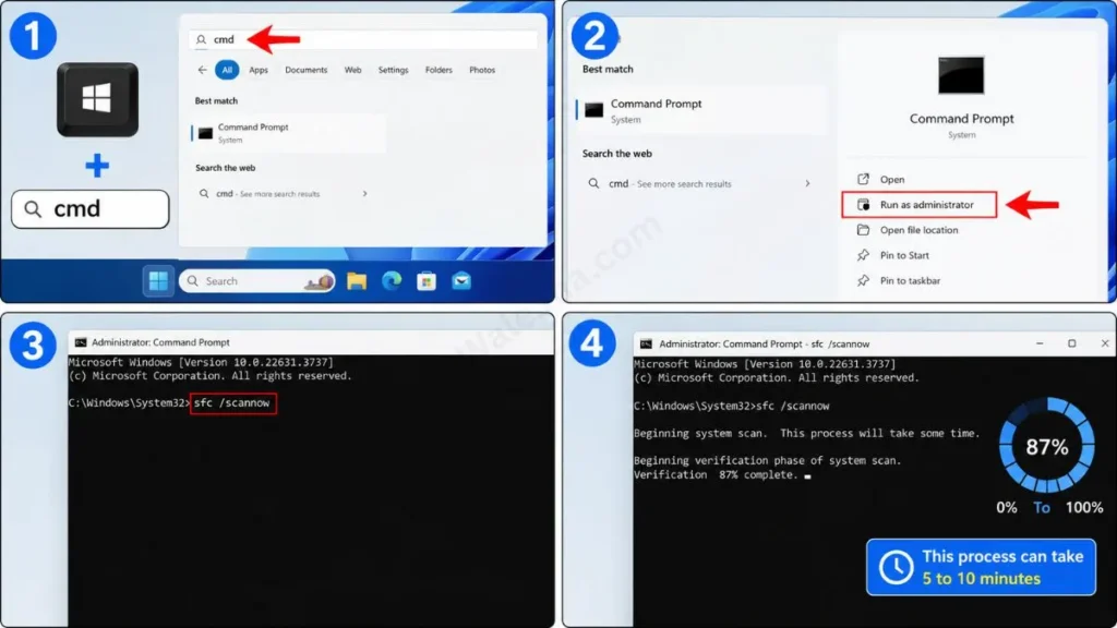How to Fix Corrupted Files with the SFC Command