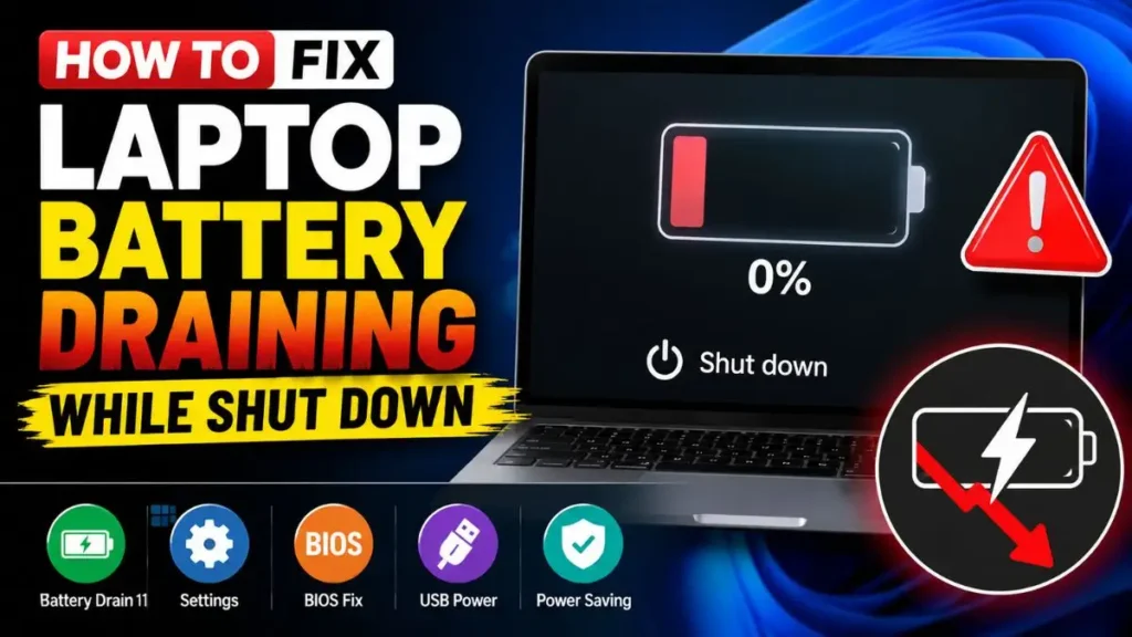 How to Fix Laptop Battery Draining While Shut Down in Windows 11