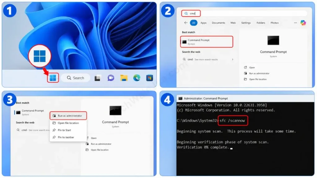 How to Fix PC with the SFC (System File Checker) Command