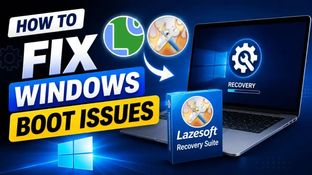 How to Fix Windows Boot Issues with Lazesoft Recovery Suite software