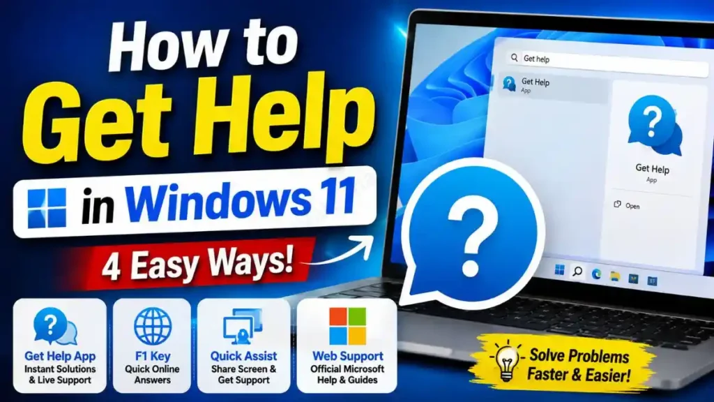 How to Get Help in Windows 11