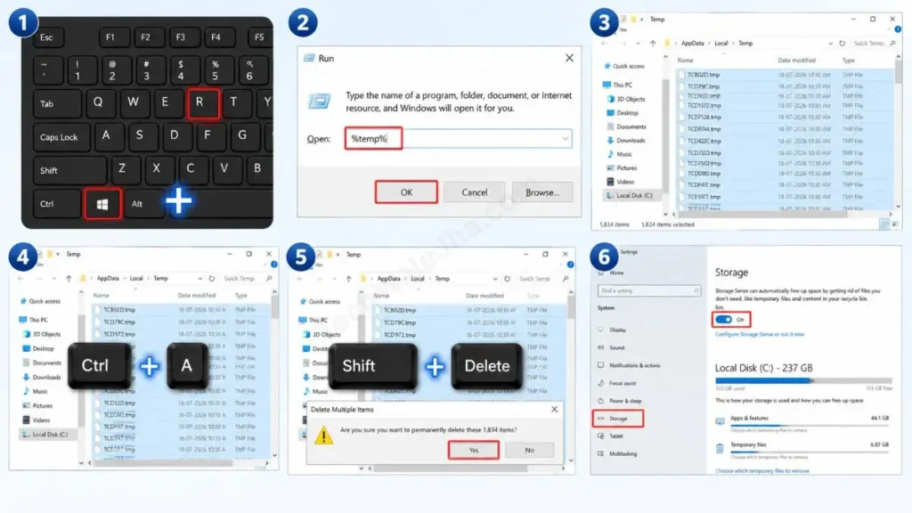 How to Immediately Clear the C-Drive (Storage)