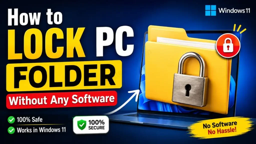 How to Lock PC Folder Without Any Software