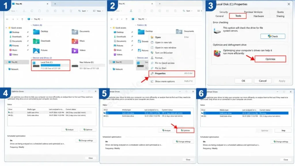 How to Open Drive Optimization