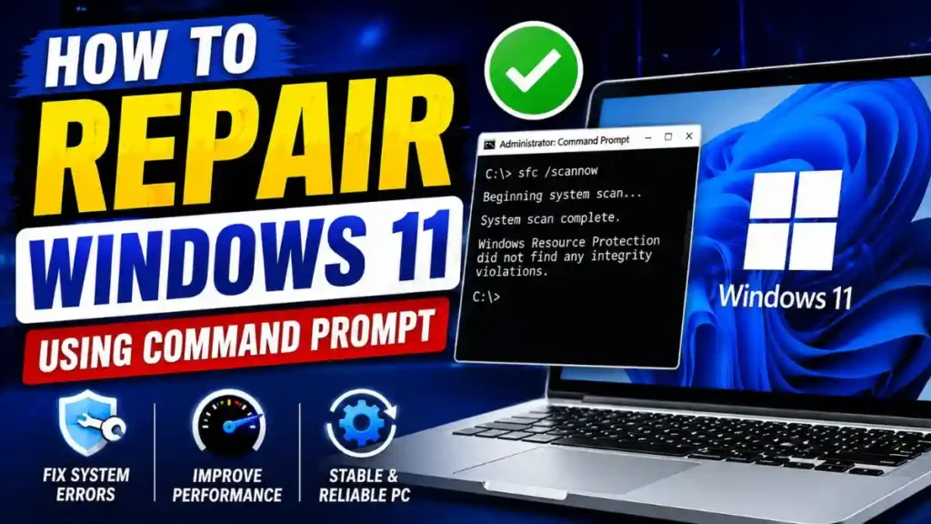 How to Repair Windows 11 Using Command Prompt