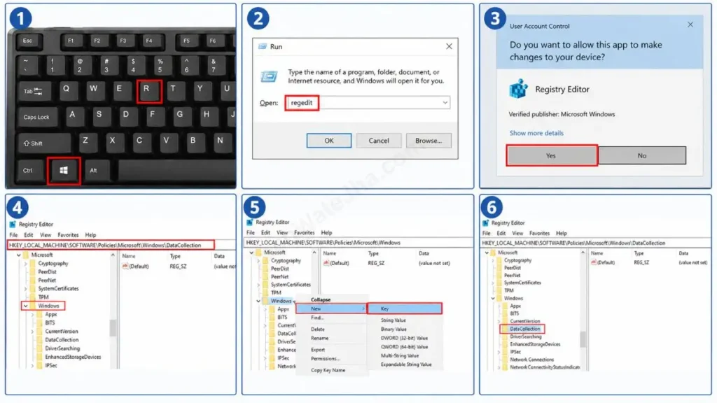 How to Restrict Windows 11 Telemetry Using the Registry