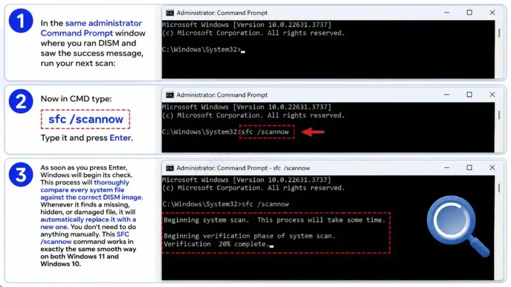 How to Run the System File Checker (SFC)