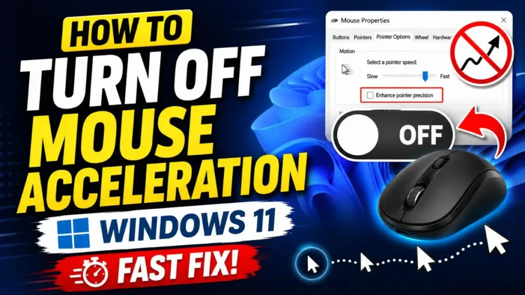 How to Turn Off Mouse Acceleration Windows 11 (Fast Fix)