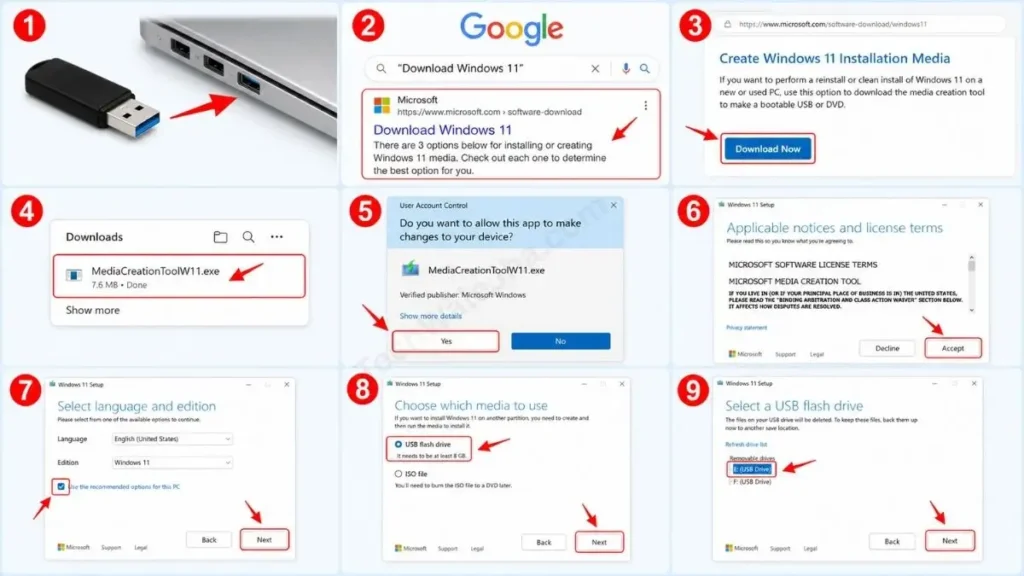 Step-by-Step guide How to Create Windows 11 Installation Media