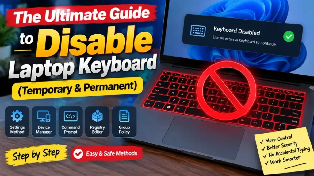 The Ultimate Guide to Disable Laptop Keyboard (Temporary & Permanent)