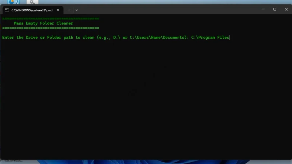 How to Use This Empty Folder Cleaner Script Tool Properly