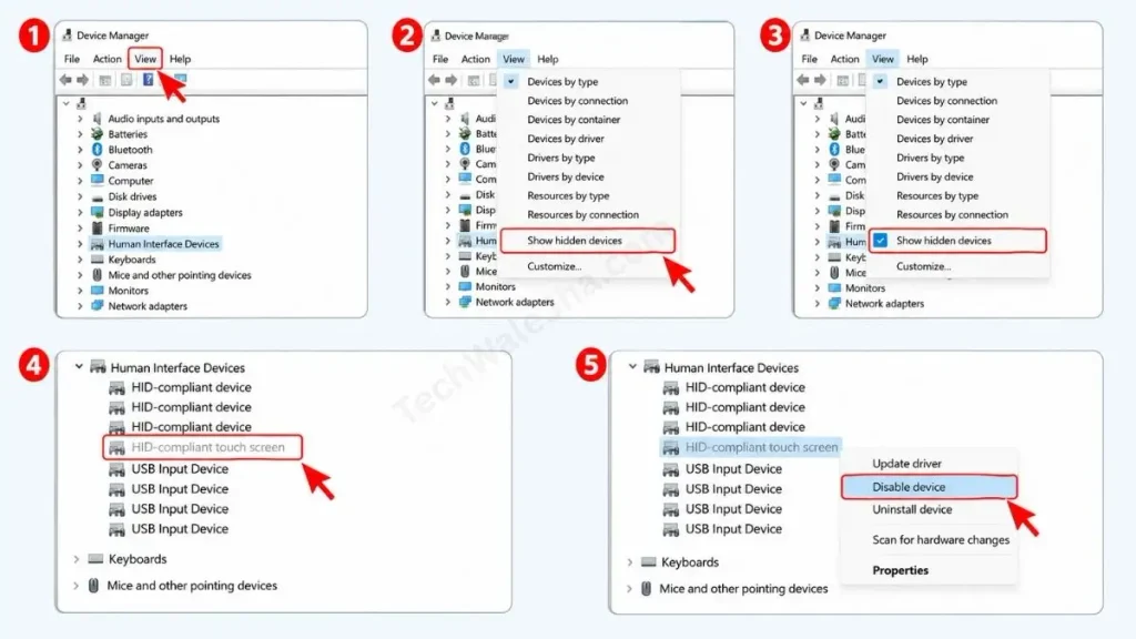 What If HID-compliant touch screen is Missing then how to enable