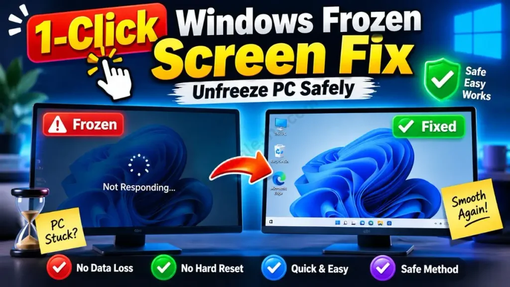 1-Click Windows Frozen Screen Fix Script: Unfreeze PC Safely