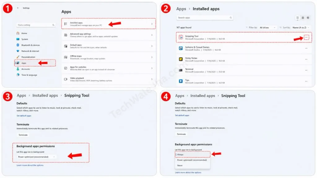 how to Re-enable Background App Permissions